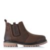 Δερμάτινα Μποτάκια Wrangler Yuma Chelsea Men Mid 20243042.IKU Καφέ