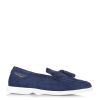Δερμάτινα Suede Μοκασίνια Ambitious 13438-1287AM Blue