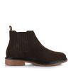 Suede Δερμάτινα Μποτάκια Gioseppo 80591 Chocolate
