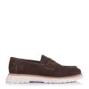 Suede Δερμάτινα Loafers Tripy D344 Brown