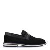 Δερμάτινα Suede Μοκασίνια Zerano 4-172 Black