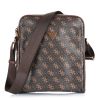 Τσαντάκι Χιαστί Guess Milano HMMILOP4260 Brown