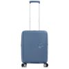Βαλίτσα Σκληρή Καμπίνας American Tourister Soundbox Spinner 55 EXP Cabin Size 88472-E612 Stone Blue