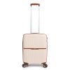 Βαλίτσα Σκληρή Καμπίνας 55 cm Dielle 190-55 Panna