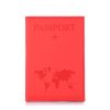 Θήκη Διαβατηρίου Brandbags Travel Collection World Map Κόκκινο