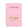 Θήκη Διαβατηρίου Brandbags Travel Collection Gold World Map Ροζ