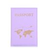 Θήκη Διαβατηρίου Brandbags Travel Collection Gold World Map Μωβ