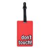 Ετικέτα Ονόματος Αποσκευών Brandbags Travel Collection - Don't Touch! Κόκκινο