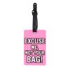 Ετικέτα Ονόματος Αποσκευών Brandbags Travel Collection - Excuse me, Not Your Bag! Φούξια