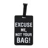 Ετικέτα Ονόματος Αποσκευών Brandbags Travel Collection - Excuse me, Not Your Bag! - Μαύρο