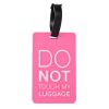 Ετικέτα Ονόματος Αποσκευών Brandbags Travel Collection - Do Not Touch My Luggage - Φούξια