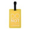 Ετικέτα Ονόματος Αποσκευών Brandbags Travel Collection - Do Not Touch My Luggage - Κίτρινο