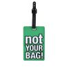 Ετικέτα Ονόματος Αποσκευών Brandbags Travel Collection - Not Your Bag! Πράσινο
