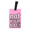 Ετικέτα Ονόματος Αποσκευών Brandbags Travel Collection - Not Your Bag! Ροζ
