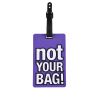 Ετικέτα Ονόματος Αποσκευών Brandbags Travel Collection - Not Your Bag! Μωβ
