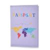 Θήκη Διαβατηρίου Brandbags Travel Collection World Map Multicolor/Lilac