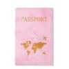 Θήκη Διαβατηρίου Brandbags Travel Collection World Map Pink/Gold