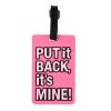 Ετικέτα Ονόματος Αποσκευών Brandbags Travel Collection - Put it Back, It's Mine! - Φούξια