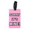 Ετικέτα Ονόματος Αποσκευών Brandbags Travel Collection - Sorry It's Mine! - Ροζ