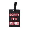 Ετικέτα Ονόματος Αποσκευών Brandbags Travel Collection - Sorry It's Mine! - Μαύρο