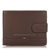Δερμάτινο Πορτοφόλι με Flap Diplomat Blue Collection MN112 Καφέ