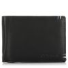 Δερμάτινο Πορτοφόλι με Flap Diplomat Blue Collection RFID MN117 Μαύρο