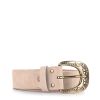 Suede Δερμάτινη Ζώνη Marlon CT0535 Beige