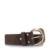 Suede Δερμάτινη Ζώνη Marlon CT053 Brown