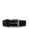 Suede Δερμάτινη Ζώνη Brandbags L8472-1 Μαύρο