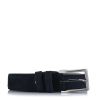 Suede Δερμάτινη Ζώνη Brandbags Collection F511 Μπλε