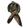 Φουλάρι Ivone 022239 Green/Leopar