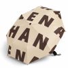 Ομπρέλα Σπαστή Αυτόματη Elena Athanasiou EA Logo Vanilla/Brown