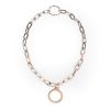 Κολιέ Christina Malle Gold/Silver Long Chain with Charm