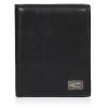Δερμάτινο Πορτοφόλι Κάθετο Με Flap Camel Active Japan 276-703-60 000632 Black