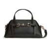 Τσαντάκι Χειρός-Χιαστί Tommy Hilfiger Buckle Mini Tote AW0AW19034 BDS